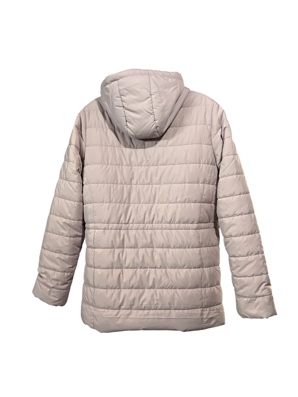 New Balance, Women’s Quilted Puffer Jacket Hooded, Pink Taupe, Medium - Picture 7 of 9